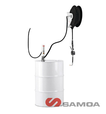 SAMOA3:1气动油泵套装带卷盘适用于205升