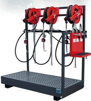 输油卷管器,自动加油卷盘加油枪,集中控制