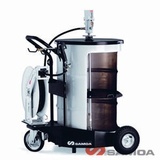 移动式SAMOA黄油泵,带卷盘200升桶黄油注油机